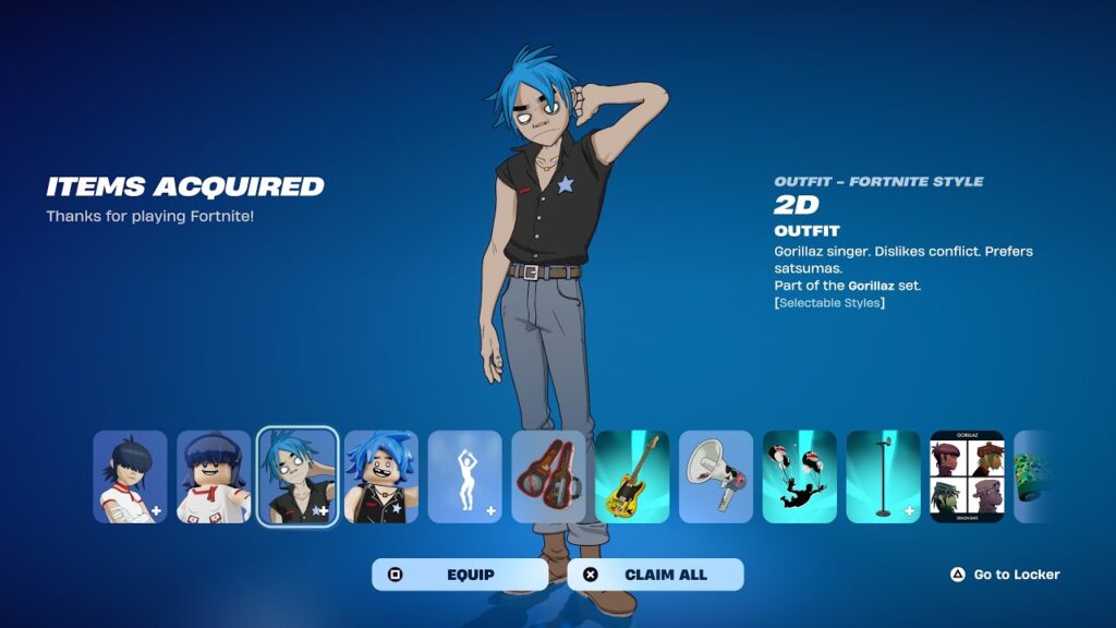 How to Get the Gorillaz skin in Fortnite